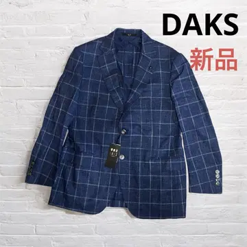 [ 새상품 ] DAKS 남성용 자켓 체크 울 AB6
