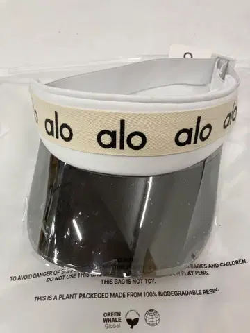 alo 바이저 화이트 클리어