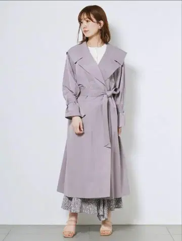 snidel 글로스 트렌치코트