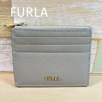 FURLA 그레이 프래그먼트 케이스 카드 케이스