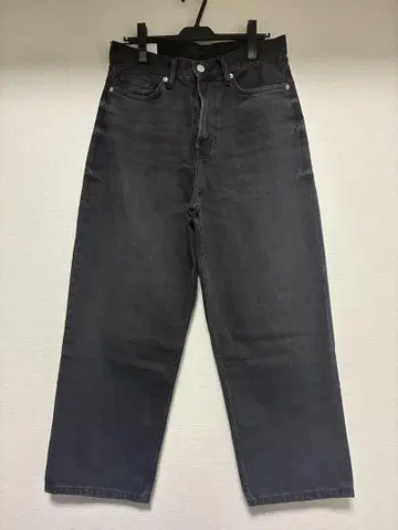 [미사용 새상품] H&M 배기 데님 다크 그레이