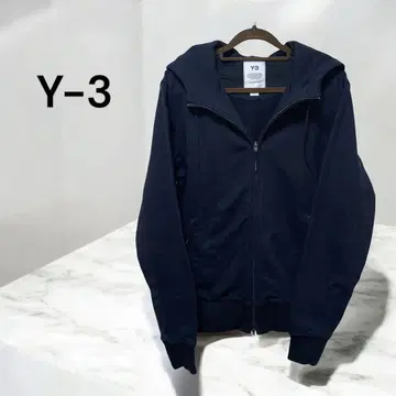 [ 새상품급 ] Y-3 풀 집업 후드티 후드 부착 블랙 S