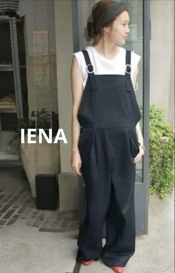 SLOBE IENA 치노 오버롤 네이비