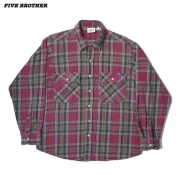 FIVE BROTHER FLANNEL SHIRTS 2000s LARGE
