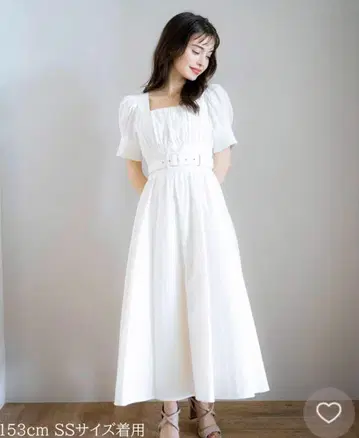 [Noela] 자카드 스퀘어 원피스