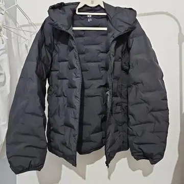 UNIQLO 후드 다운 자켓 XL 블랙