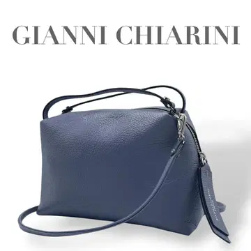 [새상품급] GIANNI CHIARINI 2way 가죽 숄더, 흐린 블루