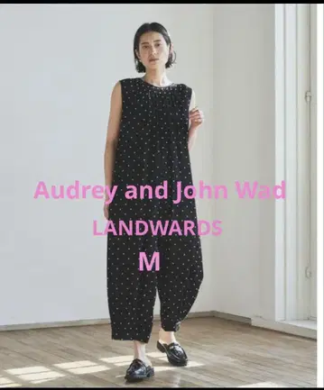 사용감 적음 Audrey and John Wad 양류 도비 도트 올인원