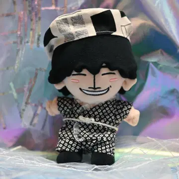 인형 의류 하피누이 치비누이 진베이 베레모 블랙 컬러 도트