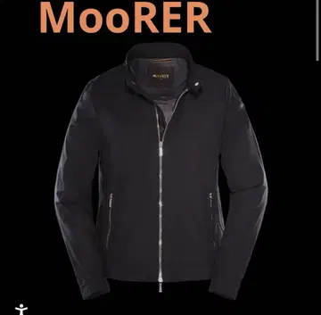 MOORER (무레르) 50 사이즈 나일론 싱글 라이더 자켓