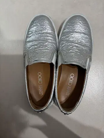 Jimmy Choo 슬립온 스니커즈 실버