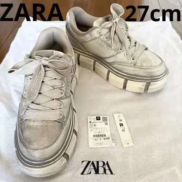 ZARA 청키솔 스니커즈 멀티 27cm