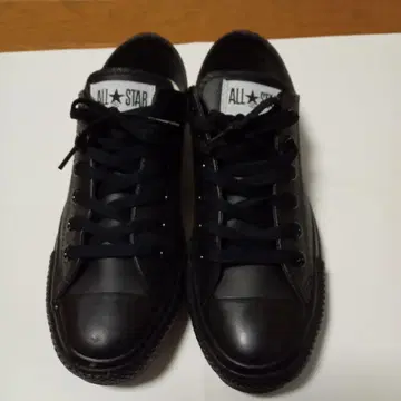 컨버스 가죽 ALL STAR 블랙 로우컷