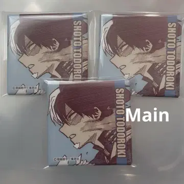 히로아카 토도로키 쇼토 스퀘어 캔뱃지 버라이어티 백