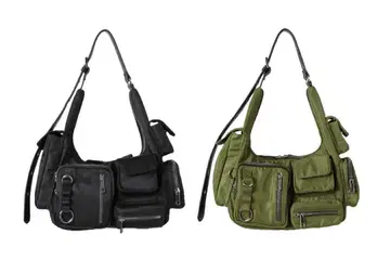 JEANASIS 멀티 포켓 원 숄더 BAG