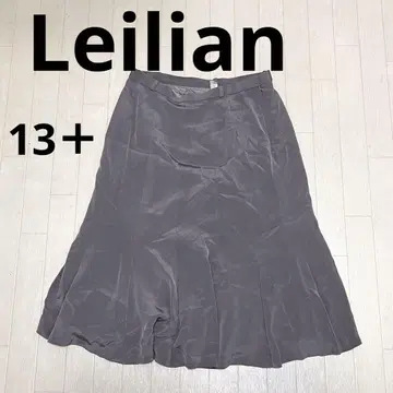 유161 Leilian 레리안 플레어 스커트 맥시 롱 실크