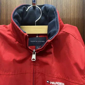 TOMMY HILFIGER 레드 나일론 자켓