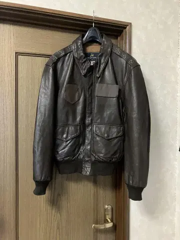 90년대 cooper A-2 플라이트 재킷, 가죽 재킷