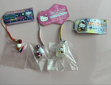 헬로키티 스트랩 세트