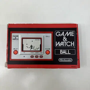 새상품급 게임&워치 BALL 복각판 클럽 닌텐도 작동품