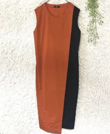 폴스미스 PS Paul Smith 원피스 오렌지 x 블랙