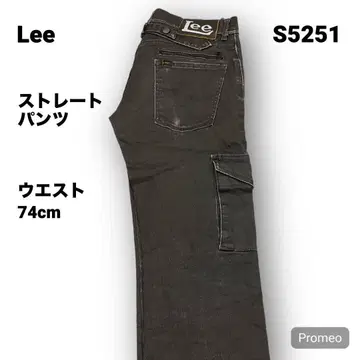 [즉시 구매 OK] Lee 스트레이트 팬츠 28인치 블랙