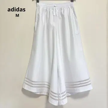 아디다스 adidas 여성용 팬츠 플레어 가우초 화이트 M