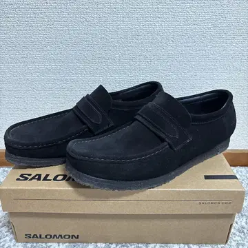 Clarks 블랙 로퍼 스웨이드