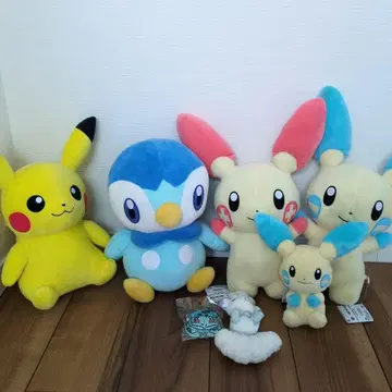 포켓몬 봉제 인형 키링 아라로라 로콘 외 7종 세트