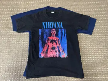 NIRVANA 티셔츠 블랙 SILVER