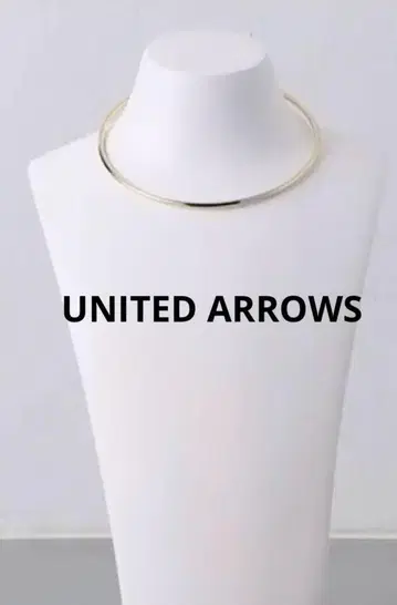 UNITED ARROWS 유나이티드 애로우즈 내로우 초커 골드