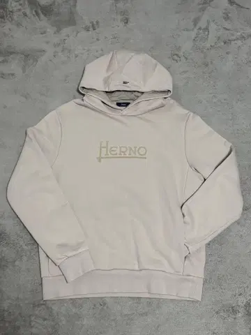 [새상품급] HERNO (헤르노) 풀오버 후드티 베이지 50 사이즈