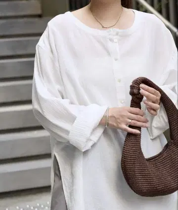 JOURNAL STANDARD 소프트 거즈 2WAY 빅 풀오버