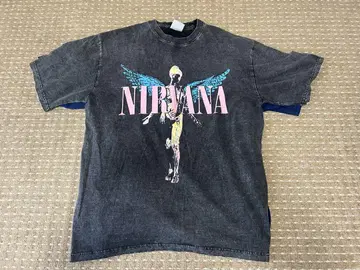 NIRVANA 그래픽 티셔츠 다크 그레이