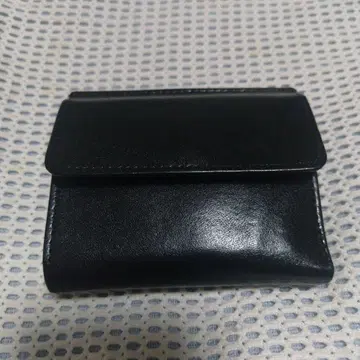 블랙 가죽 명함지갑