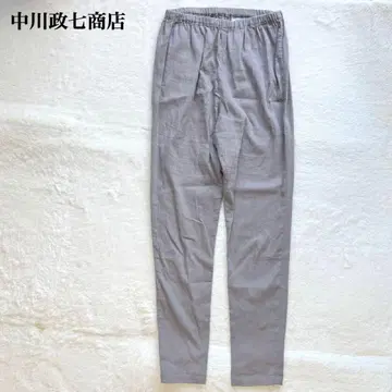 나카가와 마사시치 상점 팬츠 톤 다운 퍼플 면100% 코튼