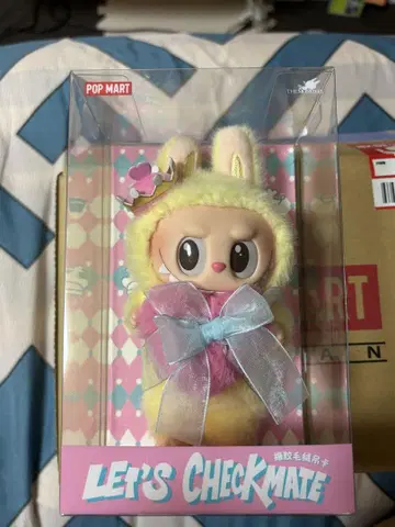 POP MART LABUBU LET'S CHECKMATE 봉제 인형