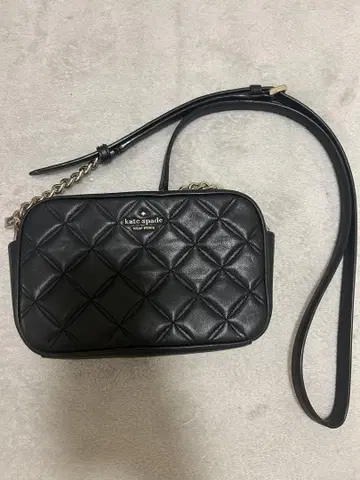 kate spade 블랙 퀼팅 백
