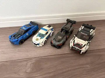 레이스 카 시리즈 레고 4점 세트