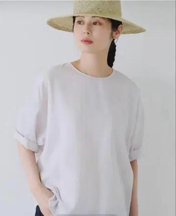 북유럽 생활 도구점 시원한 T셔츠 블라우스 페일 그레이