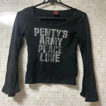 PENTY'S ARMY PEACE LOVE 긴팔 티셔츠