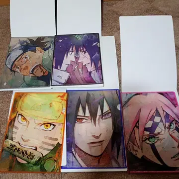 NARUTO 클리어 파일 5매 세트