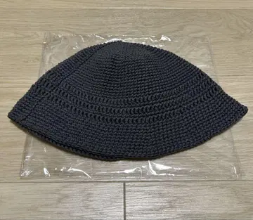 FLEUR WOVEN STRIPE HAT EL PASO BLACK