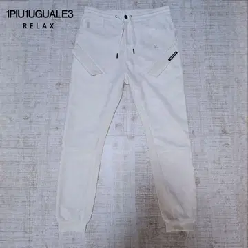 [컨디션 최상] 1piu1uguale3 relax 조거 팬츠 화이트