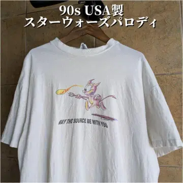 90s USA 제작 악마 캐릭터 티셔츠 싱글 스티치 L