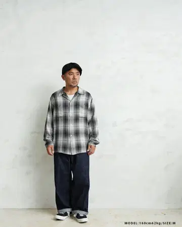 WAIPER x TOWN CRAFT 옴브레 셔츠