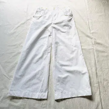 랄프 로렌 와이드 팬츠 코튼 린넨
