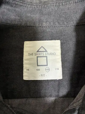 THE SHIRTS STUDIO 긴팔 셔츠 105 사이즈 다크 그레이