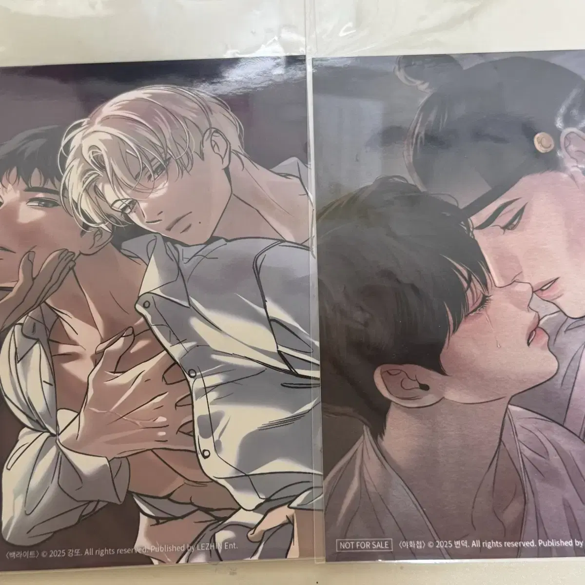 レジン lezhin 朝になりました ポップアップ 特典 Backlight Lezhin Ah-bright The morning has come pop up header printed
