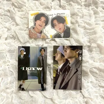 King&Prince What We Got/I Know 비주얼 카드